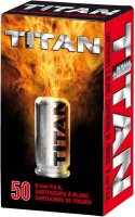Titan 9mm PAK Platzpatronen - Knallpatronen 50 Schuss