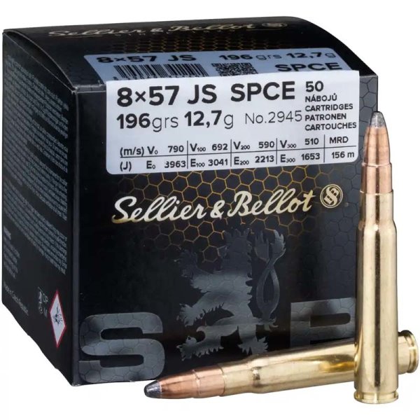 S&B 8x57 IS SPCE196 grs  Munition 50 stck / Pack