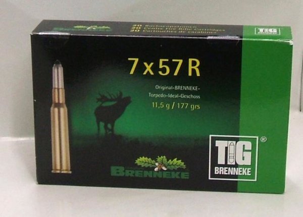 BRENNEKE. 7x57R TIG 11,5g Munition