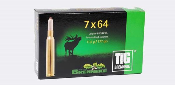 BRENNEKE. 7x64 TIG 11,5g Munition