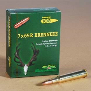 BRENNEKE 7 x 65 R TOG 9,7 g  Munition