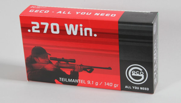 Geco .270 Win Teilmantel 20 Schuss