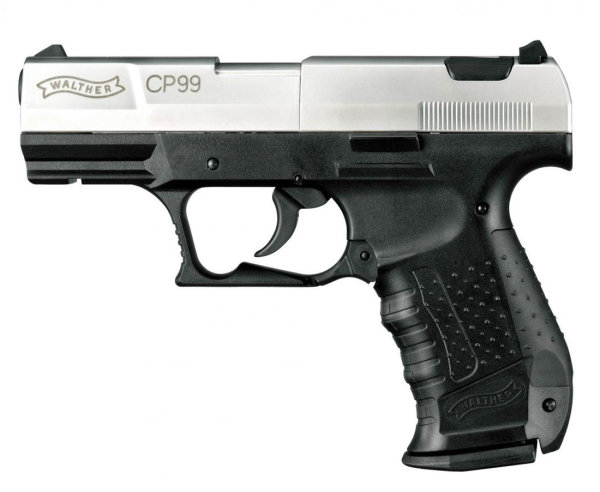 Walther CP99  Luftpistole Co2  nickel