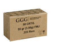 GGG Patronen .223REM FMJ 55 GRS A50
